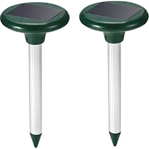 Solar Repellent Solar Repeller Yılan Köstebek 2 Li Kovucu Cihaz