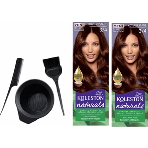 Koleston Naturals Saç Boyası 50 ml 3/4 X2 Adet+Boyama Seti