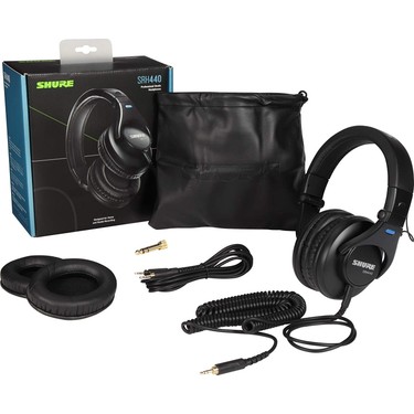 ヘッドホン SHURE SRH440 Shure SRH440 Profesyonel Stüdyo Kulaklığı Fiyatı
