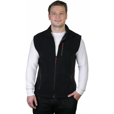 Genius Store Erkek Polar Yelek  Spor Outdoor Yelek Renkli Tam