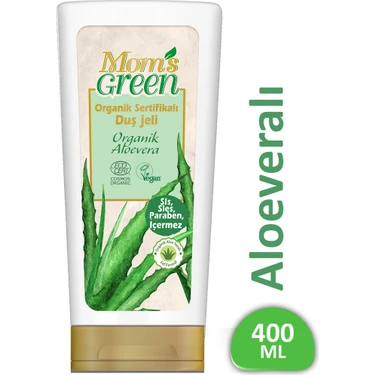 Mom's Green   Duş Jeli - Organik Aloeveralı 400