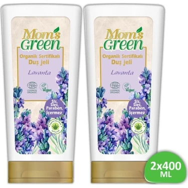 Mom's Green 2'li Set   Duş Jeli - Lavantalı 400