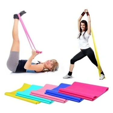 Greathings Pilates Bandı Plates Egzersiz Direnç Lastiği 119 cm x 14.7