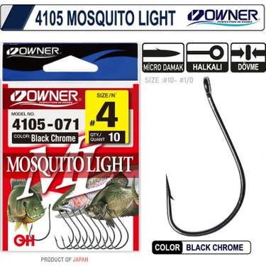 Owner 4105 Musquito Light Black Chrome iğne Fiyatı