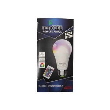 Hero Led Ampul Uzaktan Kumandali Rgb 9 W Fiyati