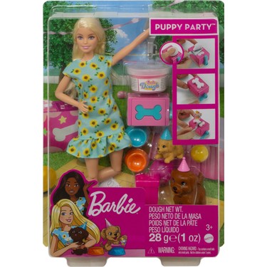 Barbie Bebek Ve Kopek Partisi Oyun Seti 3 7 Yas Arasi Kizlar Fiyati