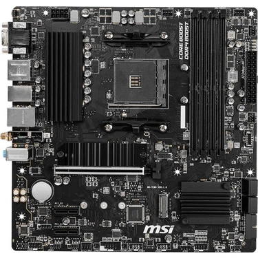 MSI B550M PRO-VDH AM4 DDR4 4400(OC) HDMI DP VGA  M.2 USB3.2 MATX