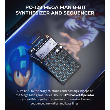 Teenage Engineering Cep Operat r PO 128 Mega Man Fiyat