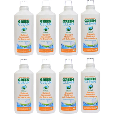 Green Clean Bitkisel Green Clean Jel Bulaşık Makine Deterjanı 8