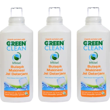 Green Clean Bitkisel Green Clean Jel Bulaşık Makine Deterjanı 3