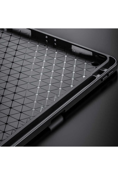 CoverZone Apple iPad 10.2 (8.nesil) Kılıf Faux Leather Tablet Kılıf Siyah