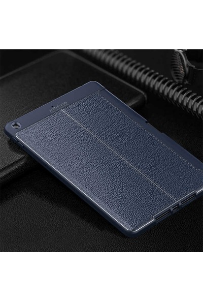 CoverZone Apple iPad 10.2 (8.nesil) Kılıf Faux Leather Tablet Kılıf Siyah