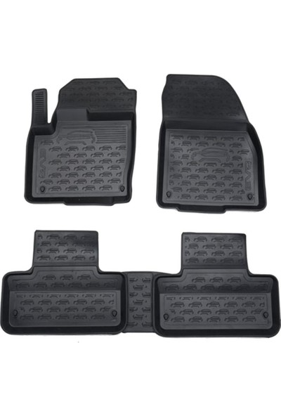 Araba Alışveriş Land Rover Aksesuar Discovery 2004-2016 3D X-Mat Havuzlu Paspas