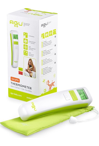 AGU Baby NC8 Temassız Termometre, 1sn'de ölçüm, 5 Yıl garantili