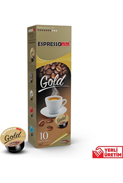 ESPRESSOMM Espressomm® Gold Kapsül Kahve (50 Adet) - Tchıbo Cafissimo® Uyumlu*
