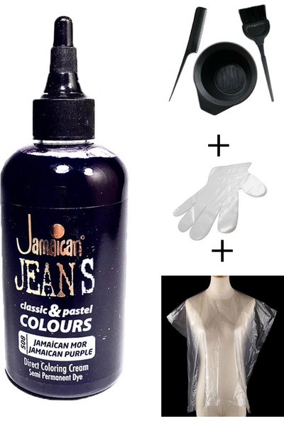 Jamaican Jeans Jamaican Jean's Color Saç Boya Seti Jamaican Mor SET1023