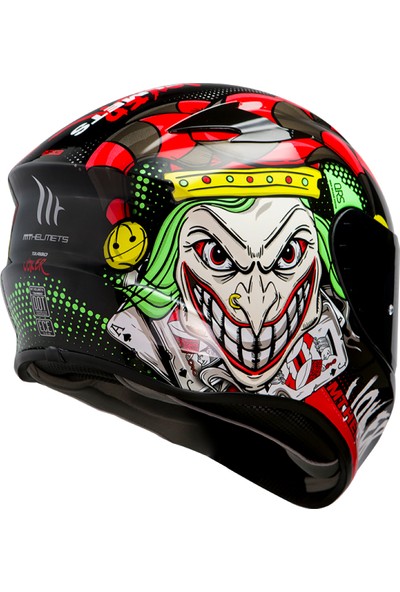 mt Targo Joker A1 Full Face Motosiklet Kaskı XXL