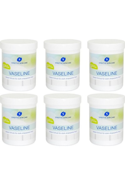 Schmess Sensitive Skin Care Vaseline 125 ml Saf Vazelin 6 Adet