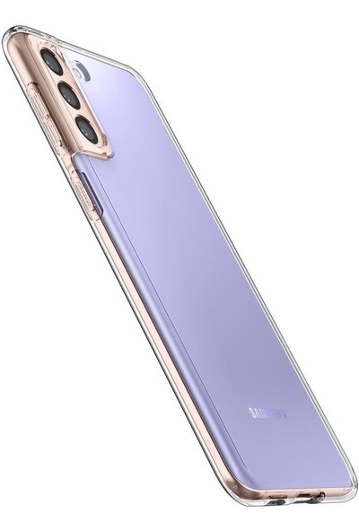 Spigen Samsung Galaxy S21 Kılıf Liquid Crystal 4 Tarafı Tam Koruma Crystal Clear - ACS02419
