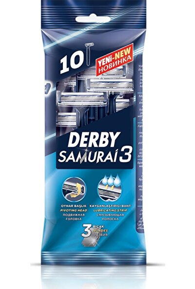 Derby Samurai Klasik 3 10'lu Poşet x 3