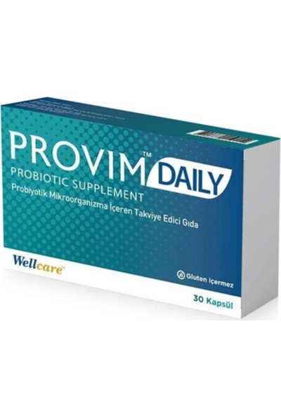 Wellcare Provim Daily Probiyotik 30 Kapsül