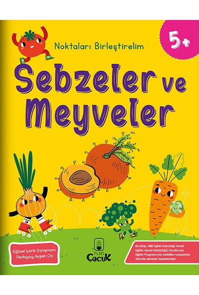 Floki Çocuk 5+ Yaş Eğitici Tanımlama Etkinliği “5 Yaş Noktaları Birleştirelim” Eğlenceli Okul Öncesi Set 5 Kitap