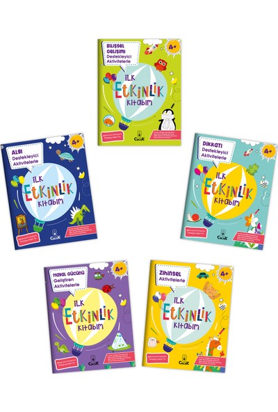 Floki Çocuk 4+ Yaş Zihinsel Ve Bilişsel Gelişim “İlk Etkinlik Kitabım” Eğitici Eğlenceli Okul Öncesi Set 5 Kitap