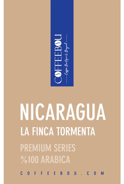 Coffeebou Nicaragua La Finca Tormenta Çekirdek Filtre Kahve 250 G