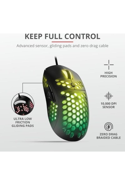 Trust 23758 GXT 960 Graphin Ultra-Lightweight Gaming Mouse
