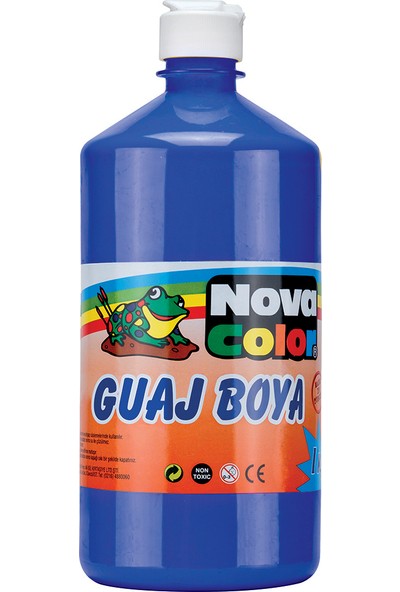 Nova Color Tek Renk Guaj Boya 1000 gr NC-323 Mavi