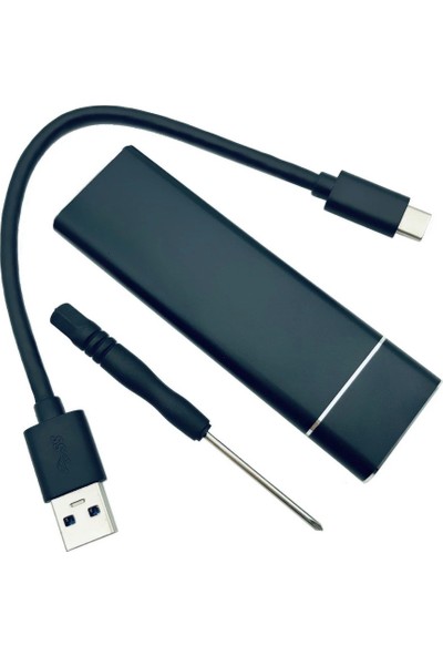 Alfais 4766 USB 3.1 Type C To Pci-E Express Nvme SSD M.2 M-Key Hard Disk Kutusu