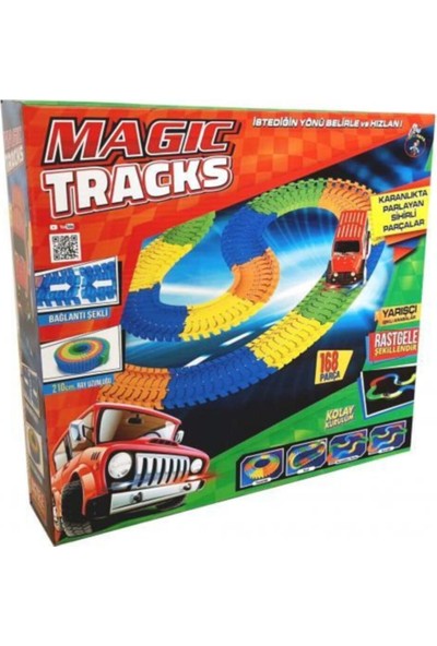 Kayyum Oyuncak Oyuncak Magic Tracks Hareketli Raylar 168 Parça Mgctr