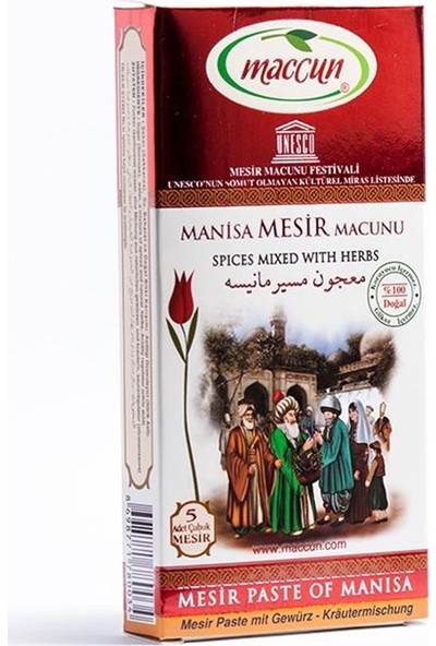 Maccun Manisa Maccun Mesir Macun Çubuk 105 gr