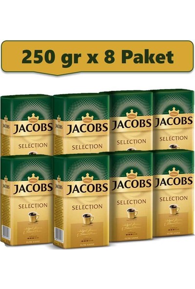 Jacobs Selection Filtre Kahve 250 gr x 8
