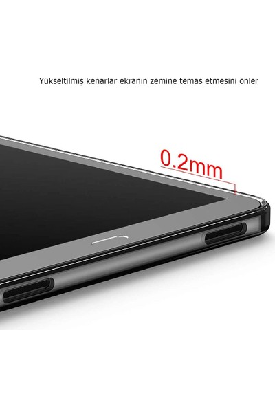 UKS Case Samsung Galaxy Tab S7 11'' (SM-T870NZKATUR) Şeffaf Silikon Kılıf Şeffaf