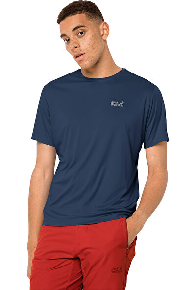 Jack Wolfskin Erkek Lacivert T-Shirt