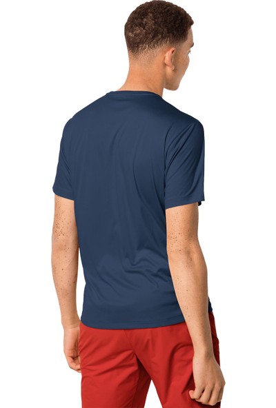 Jack Wolfskin Erkek Lacivert T-Shirt