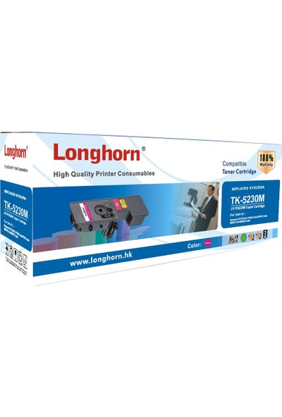 Longhorn TK-5230-M Kırmızı Toner