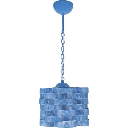 Tekli Ferforje Petek Sarkıt Avize-Koyu Mavi