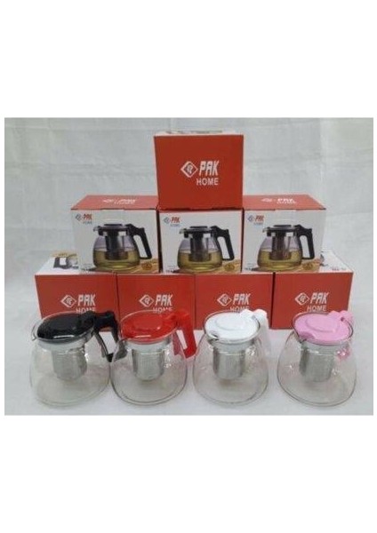Cam Demlik 1100 ml Süzgeçli