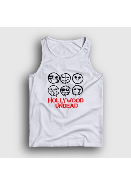 Unisex Beyaz Masks V3 Hollywood Undead Atlet