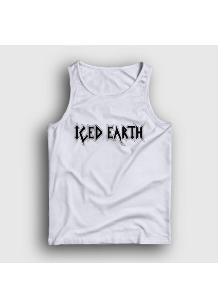 Unisex Beyaz Logo Iced Earth Atlet