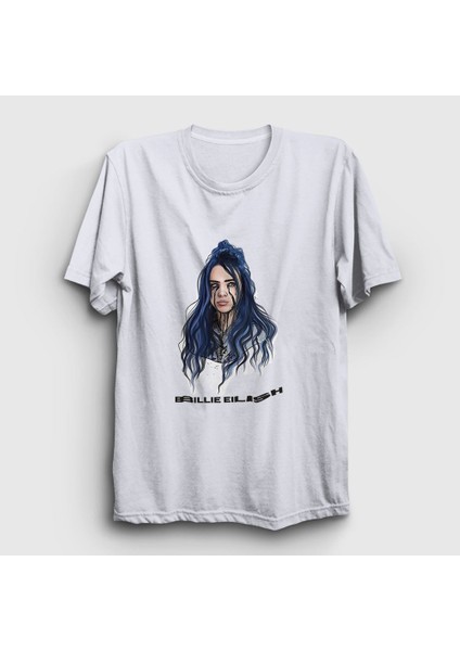 Unisex Beyaz PO Billie Eilish T-Shirt