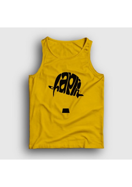 Unisex Sarı Hat Charlie Chaplin Atlet