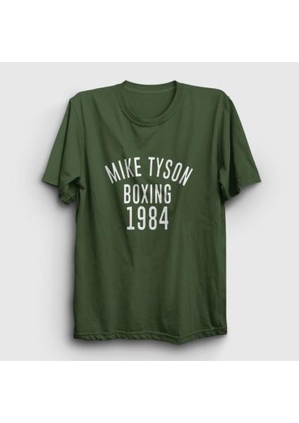 Unisex Haki 1984 Mike Tyson T-Shirt