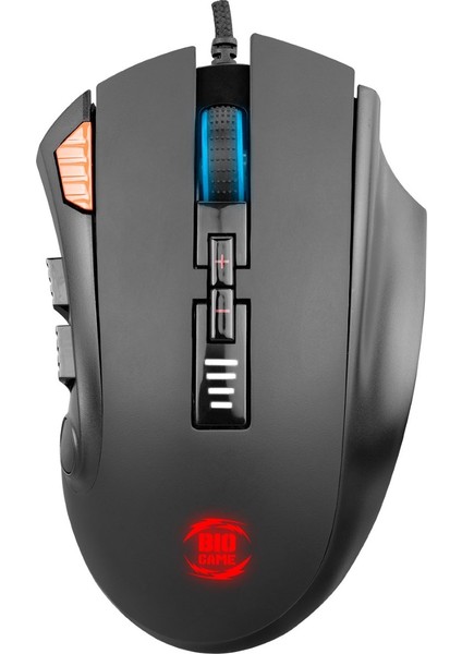 Bm-G7 Gıant Rgb Makrolu Oyuncu Mouse 10.000-DPI-12 Tuşlu Ağırlıklı Örgü Kablo 2x Tuş