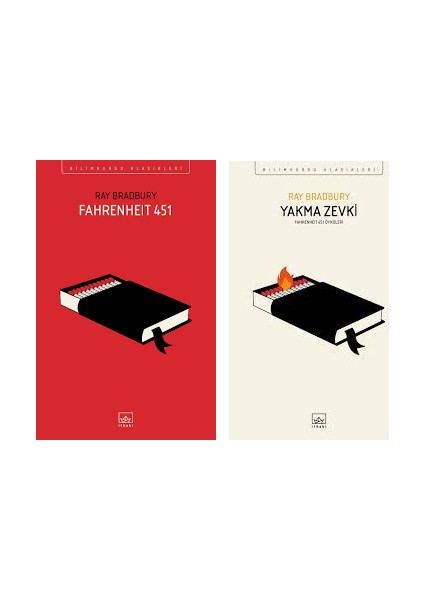 İthaki Yayınları Ray Bradbury 2 Kitap Set - Fahrenheit 451 - Yakma Zevki