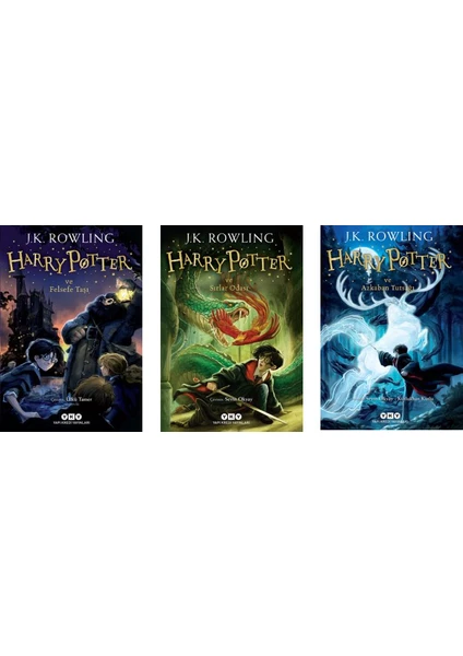 Harry Potter: Felsefe Taşı - Harry Potter: Sırlar Odası - Harry Potter: Azkaban Tutsağı - 3 Kitap