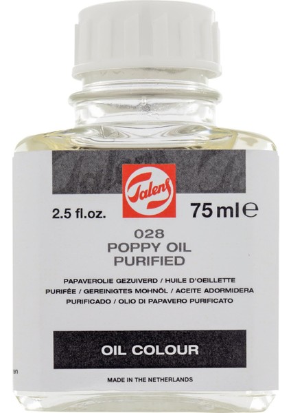 Talens : Saf Haşhaş Yağı (Purified Poppy Oil) : 028 : 75 ml