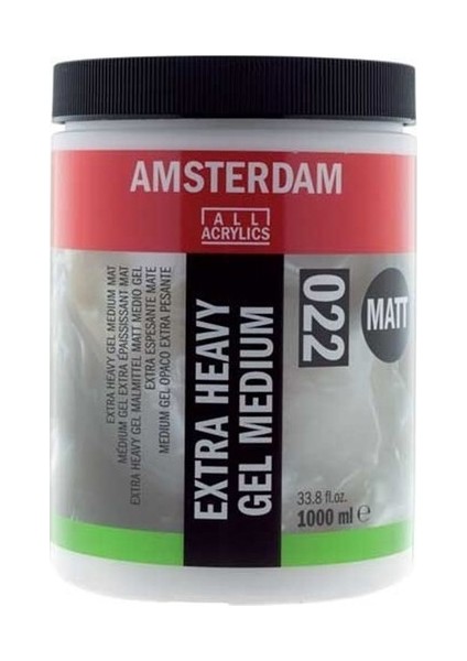 : Extra Heavy Gel Medium : Matt : 022 : 1000 ml